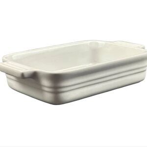 Le Creuset 18cm Rectangular Ceramic Baking Dish- White